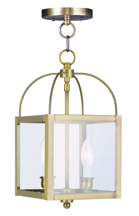 The fixture malcolm selected is fluorescent, so if that were something he what's a good way to light art in an entryway or foyer? Livex Lighting 4041-01 Antique Brass 2 Light 120 Watt ...