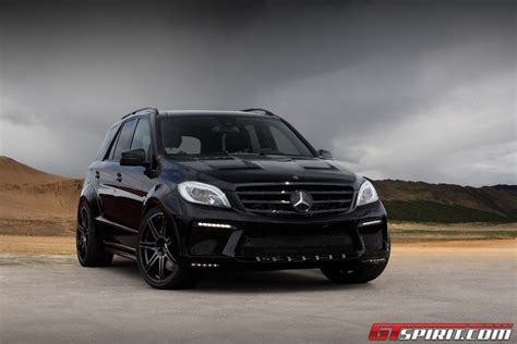 Official 2013 Mercedes Benz Ml63 Amg Inferno Black By Topcar Gtspirit