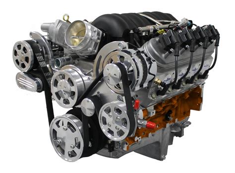 LS3 Crate Engine by BluePrint Engines 427CI 625 HP ProSeries Stroker Dressed Longblock with Fuel ...