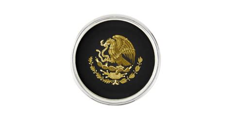 Mexican Coat Of Arms Pin Zazzle