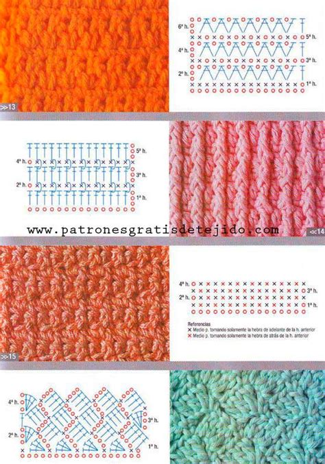 40 Patrones De Puntos Crochet