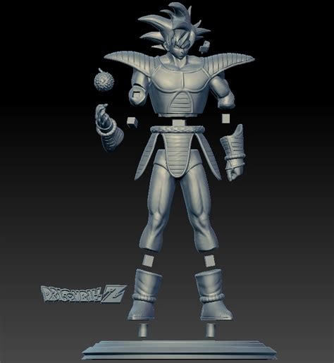 14 3d dragon ball models available for download. Download STL file Turles Thales dragon ball z • Model to ...