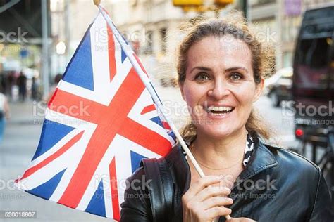 British Woman Stock Photo Download Image Now Fan Enthusiast