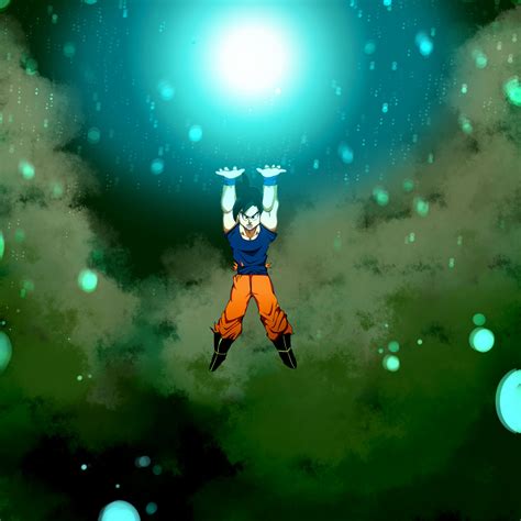 Goku Genkidama By Roocket69 On Deviantart