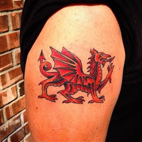 Red Dragon Of Wales Tattoo Welsh Tattoo Dragon Tattoo Dragon Tattoo