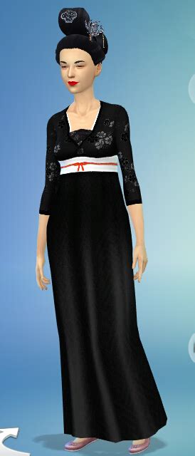 Traditional Ancient Chinese Female Costume Set Ts4 P1 Sims4 Clove