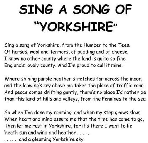This Beautiful Yorkshire Poem Poem Yorkshire Yorkshire Dales