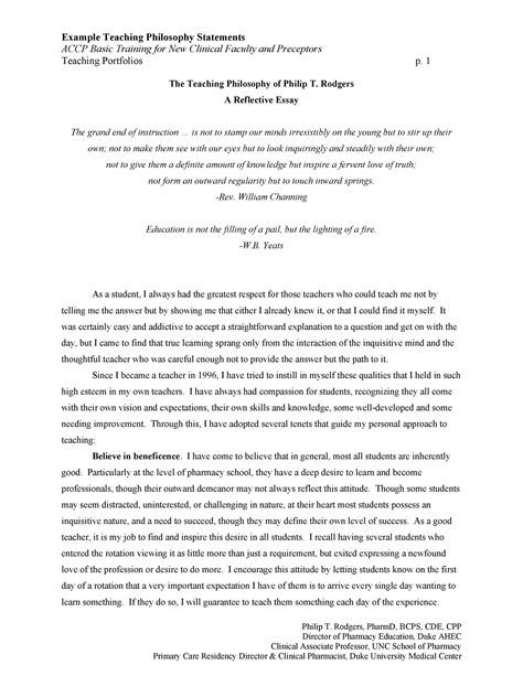 Example Of A Reflection Paper On An Interview Example Of Reflective