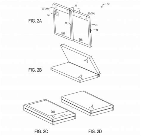 New Microsoft Patent Showcases Dual Screen Mobile Devices With Camera