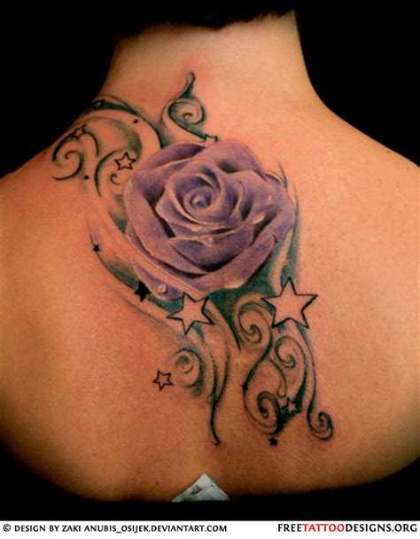 People often make tattoos dedicated to close people or their native places. Rose Tattoos Design for Girl