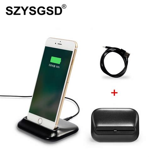 Szysgsd Charger Dock For Iphone 7 6 6s Plus Se 5s 5 Desktop Docking Usb