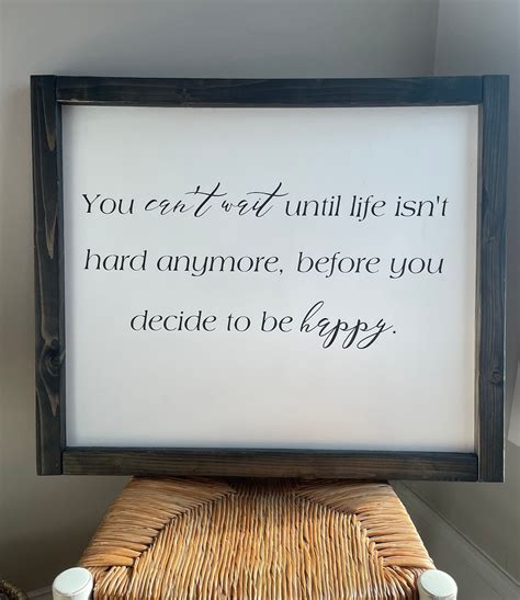Inspirational Quote By Nightbirde You Cant Wait Until Life Etsy
