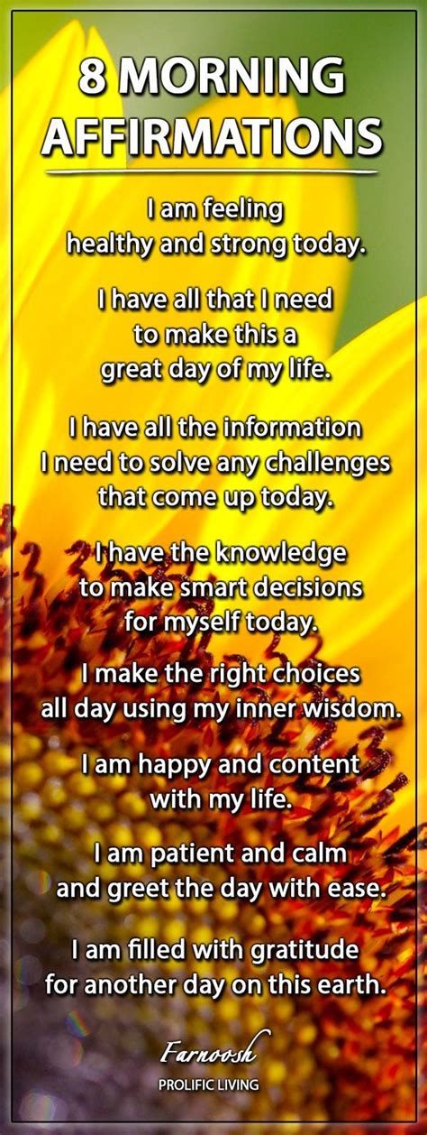 8 Morning Affirmations Pictures Photos And Images For Facebook
