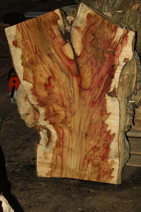 35x45x4 Flame Box Elder Maple Wood Slab Exotic Lumber Table Blank