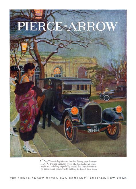 Pierce Arrow Advertising Campaign 1920 Blog