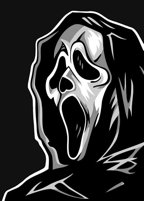 Scream Painting Horror Artwork Horror Drawing Horror Movie Icons