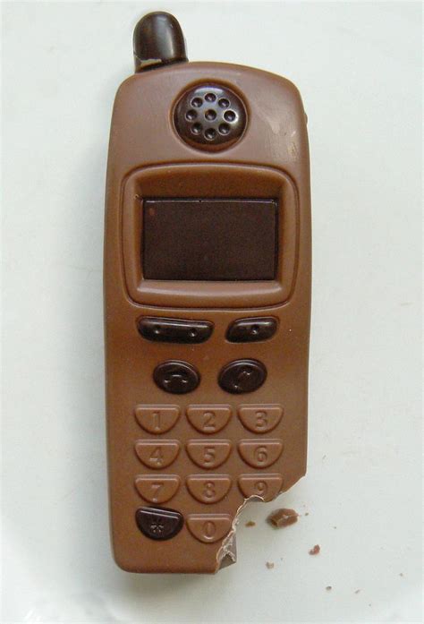 Chocolate Phone A Traditional Chocolate Mobile Phone Rece Flickr