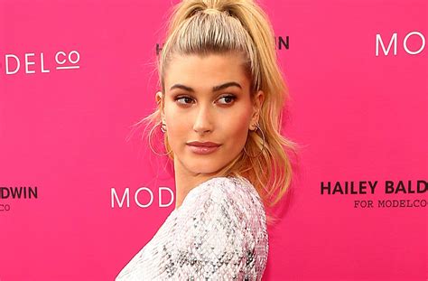 Hailey Baldwin Amps Up The Sex Appeal In Skimpy Lingerie For Love Advent Calendar