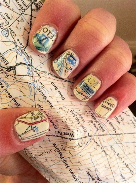 Map Nails Map Nails How To Do Nails Nail Art Summer