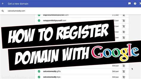 Just fill in the online form above. How to Register Domain with Google Domains - YouTube
