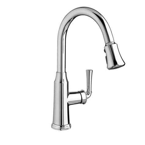 The first puzzle is how to get the faucet apart. American Standard Portsmouth Single-Handle Pull-Down ...