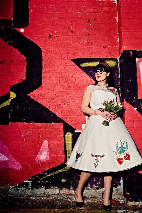 How About A Tattooed Wedding Dress · Rock N Roll Bride