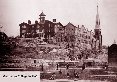 Before Manhattan Colleges 1922 Move To The Riverdale Section Of The