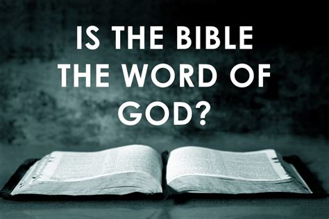 Is The Bible The Word Of God Kings Church Eastbourne