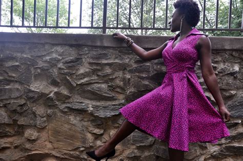 African Print Wrap Dress By Annateiko On Etsy