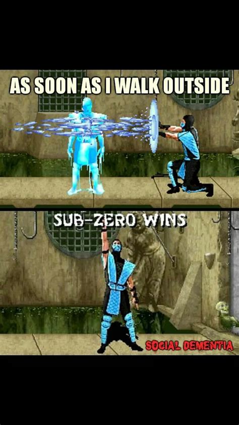 Finish Him Sub Zero Mortal Kombat Comedy The Outsiders Walking Lol Memes Funny