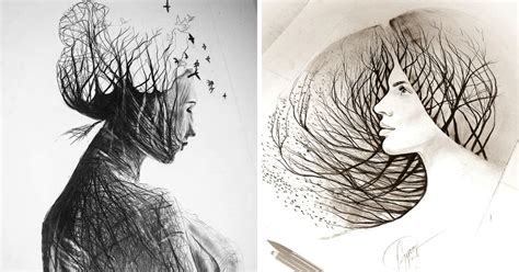 I'm obsessed with eye drawings lately. I Personify Mother Nature In My Pencil Drawings | Nature ...