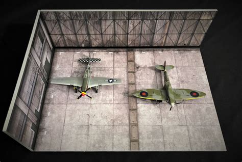 Noys Miniatures 2 In 1 Wwii Hangar Inside Sets Preview