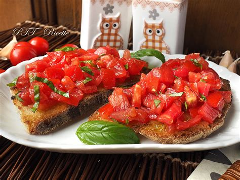 Bruschette Al Pomodoro E Pomodorini Ptt Ricette