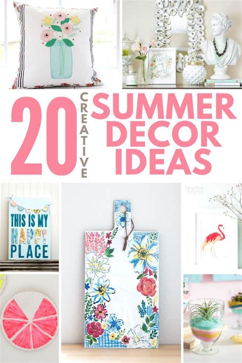 The Best 20 Summer Decor Ideas To Make For Home In 2021 Diy Summer