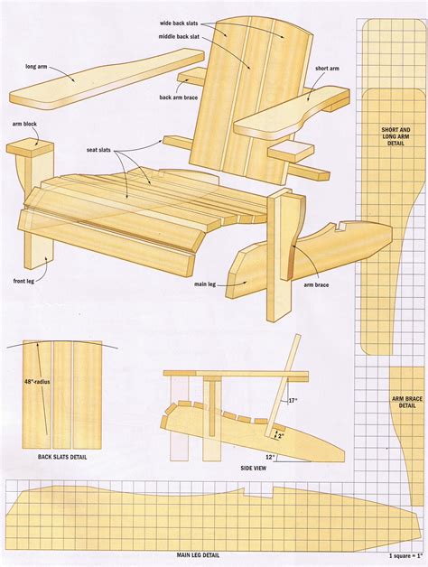 Interesting Adirondack Chair Plans Fine Woodworking Any Wood Plan