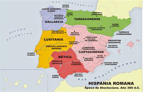 Geoitaca Mapa Hispánia Romana