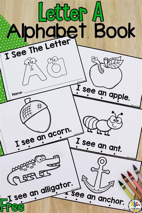 Free Printable Alphabet Book For Preschoolers Letter A