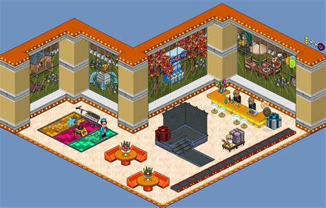 Sala De Estar Moderna Habbo Idea Sala De Estar