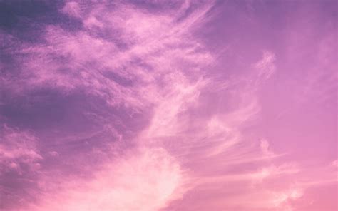 Pink Clouds Computer Wallpaper