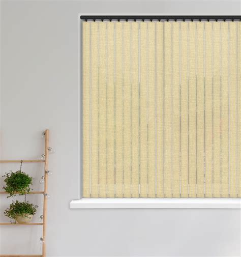 Voile Cream Vertical Blinds By Louvolite