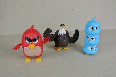 Mighty Eagle Red Blues Burger King Pvc Action Figure Angry