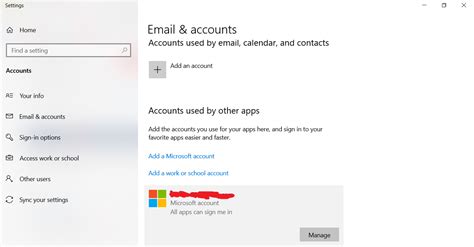 Delete A Microsoft Account On A Device