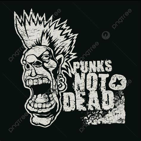 Punk Rock Vector Design Images Punk Rock Vector Art Cartoon Punk