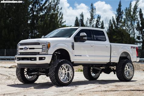 Ford F250 Platinum On Specialty Forged Sf0023 Gallery Wheels Boutique