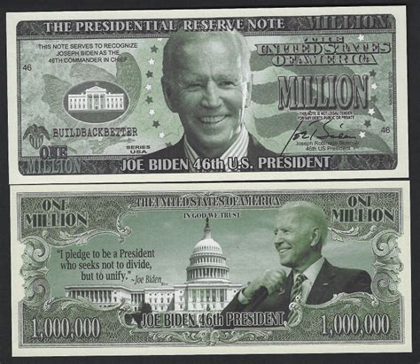 Lot Of 25 Bills Joe Biden 46th Us President Green Dollar Ebay