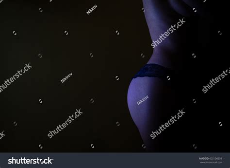 Naked Woman Body Lacy Sexy Panties Shutterstock