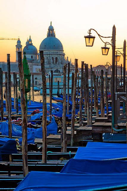 Gondolas At Sunset In Venice Italy By Anthony Pappone Tumblr Pics