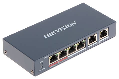 Switch Poe Ds 3e0106hp E 4 Port Hikvision Poe Switches With 8 Ports