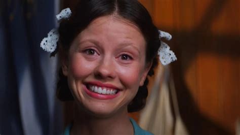 Mia Goth Was Surprised By How Big Her Pearl I M A Star Meltdown Would Get