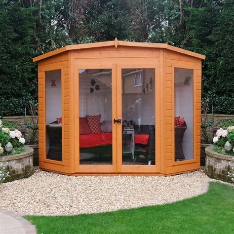 Shire Barclay Corner 8X8 Timber Summerhouse In 2019 Summer House